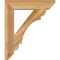 Ekena Millwork Olympic Slat Rough Sawn Bracket, Western Red Cedar, 4"W x 22"D x 26"H BKT04X22X26OLY06RWR - alternate 3